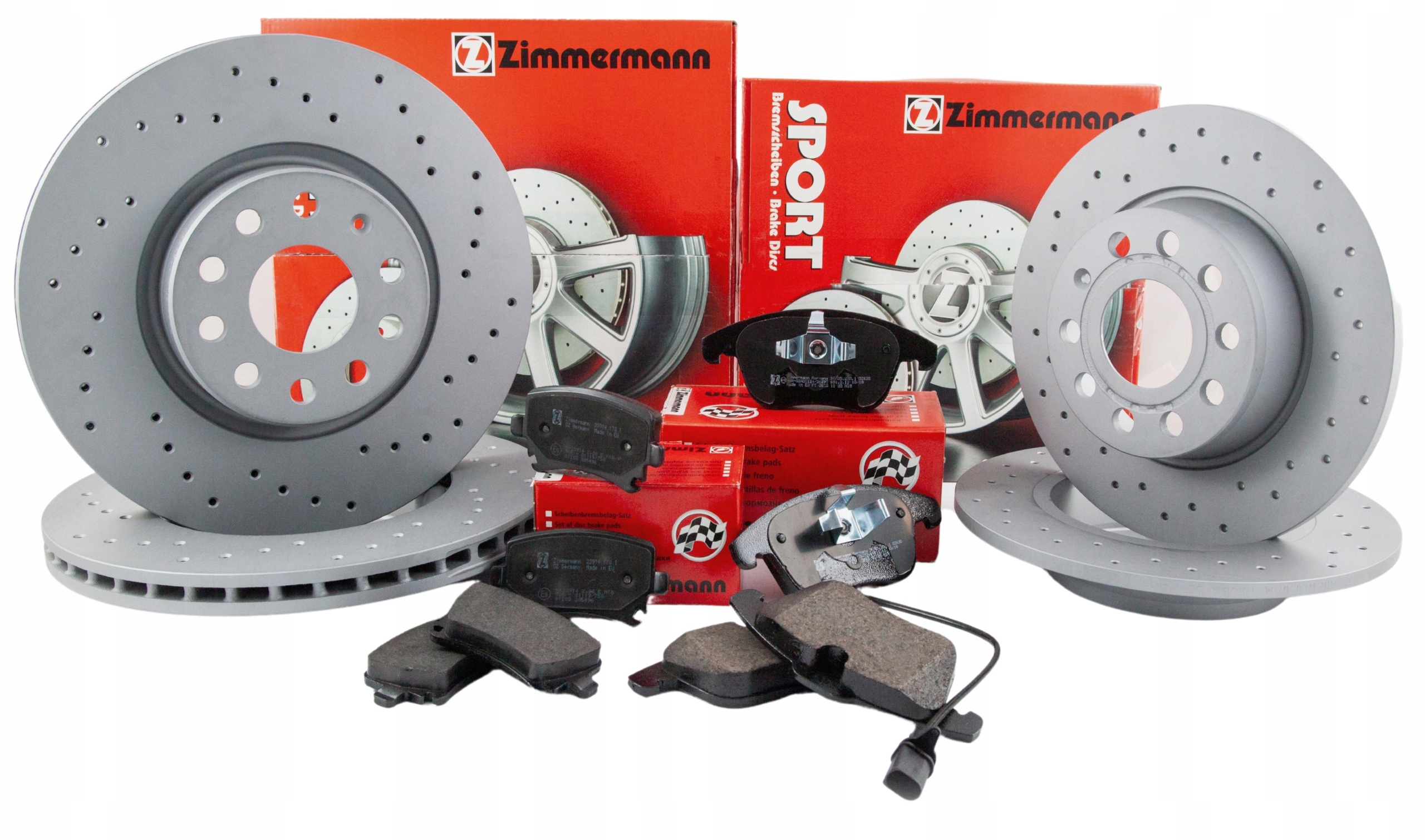 Дисковые колодки ZIMMERMANN SPORT Audi TT 8J 06-15