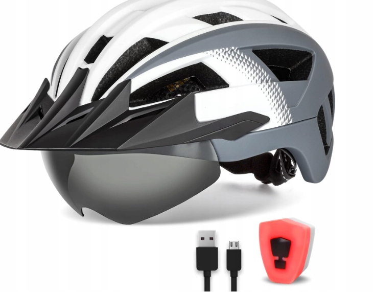 Pánská a dámská cyklistická přilba, lehká s průzorem