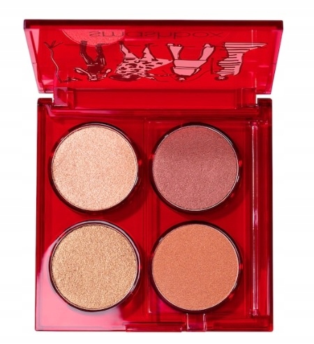 Smashbox Halo Cheek paleta 2x rozjasňovač +2x růžová
