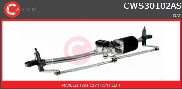 CWS30102AS - МЕХАНИЗМ СТЕКЛООЧИСТИТЕЛЯ KPL