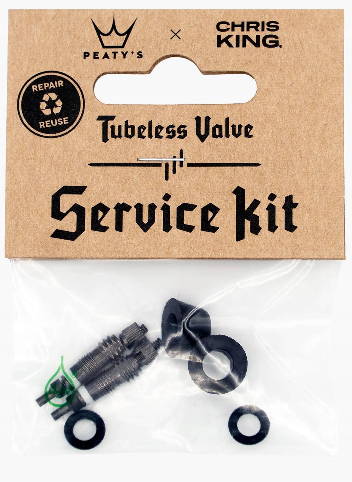PEATY'S CHRIS KING Tubeless Valve Service Kit Zawory Presta