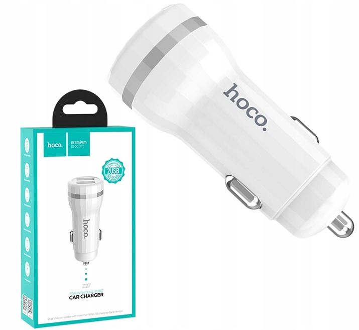 Ładowarka samochodowa HOCO Z27 2xUSB