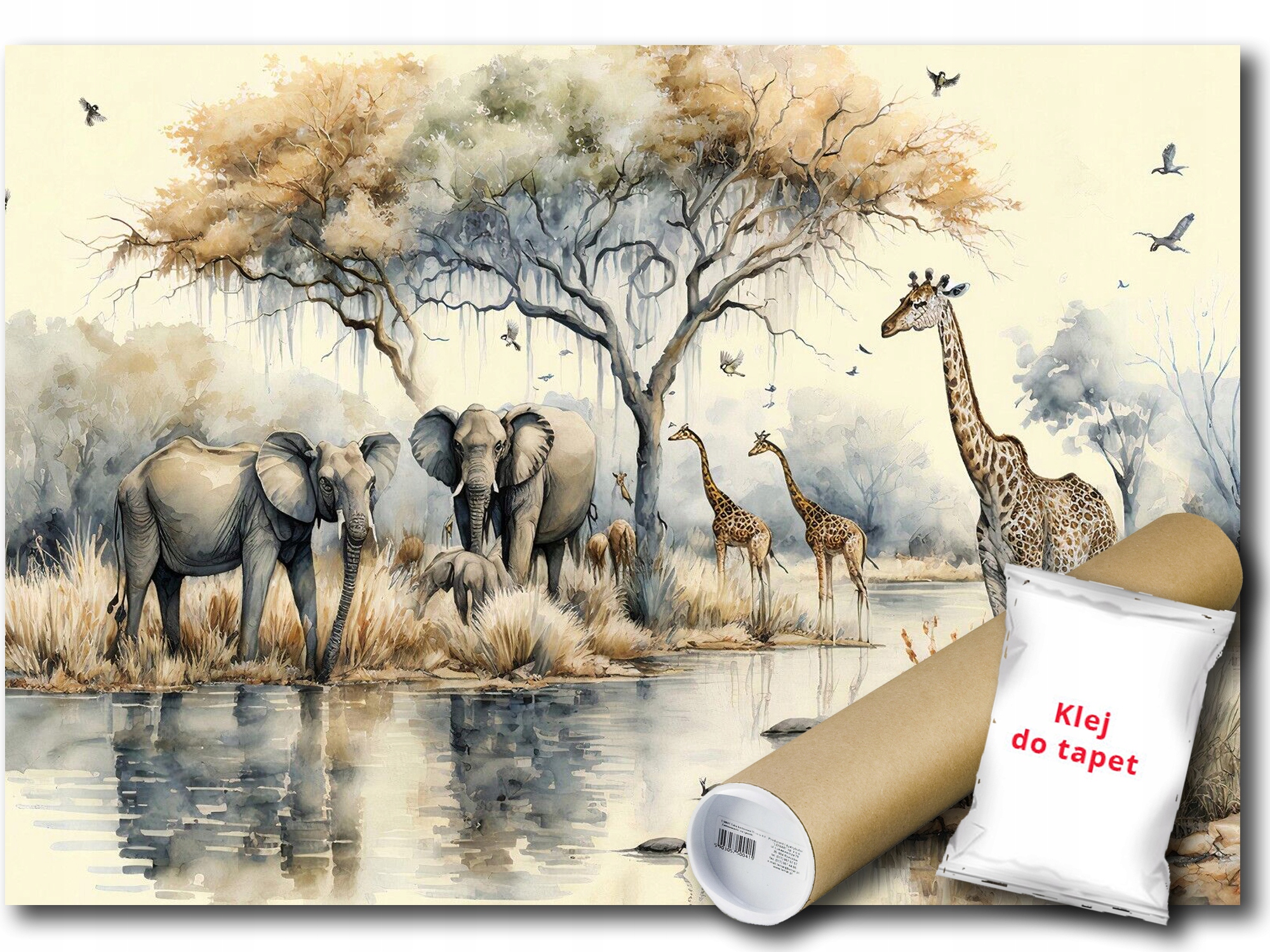 Vinylová Fototapeta Zvířata Afrika 254x184