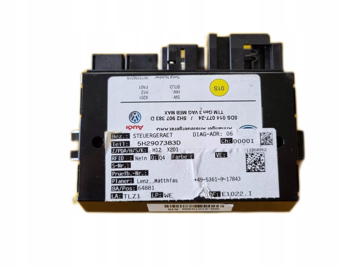 Модуль гака VW T6 5h2907383d