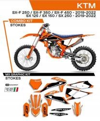AD021127 - Набір наклейок НЛО Ktm SX-F 250 2019-2022
