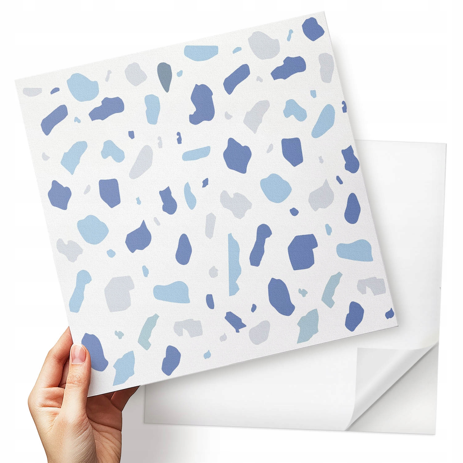 Vinylové obklady na zeď Vzor s skvrnami v abstraktním stylu 9x30x30 cm