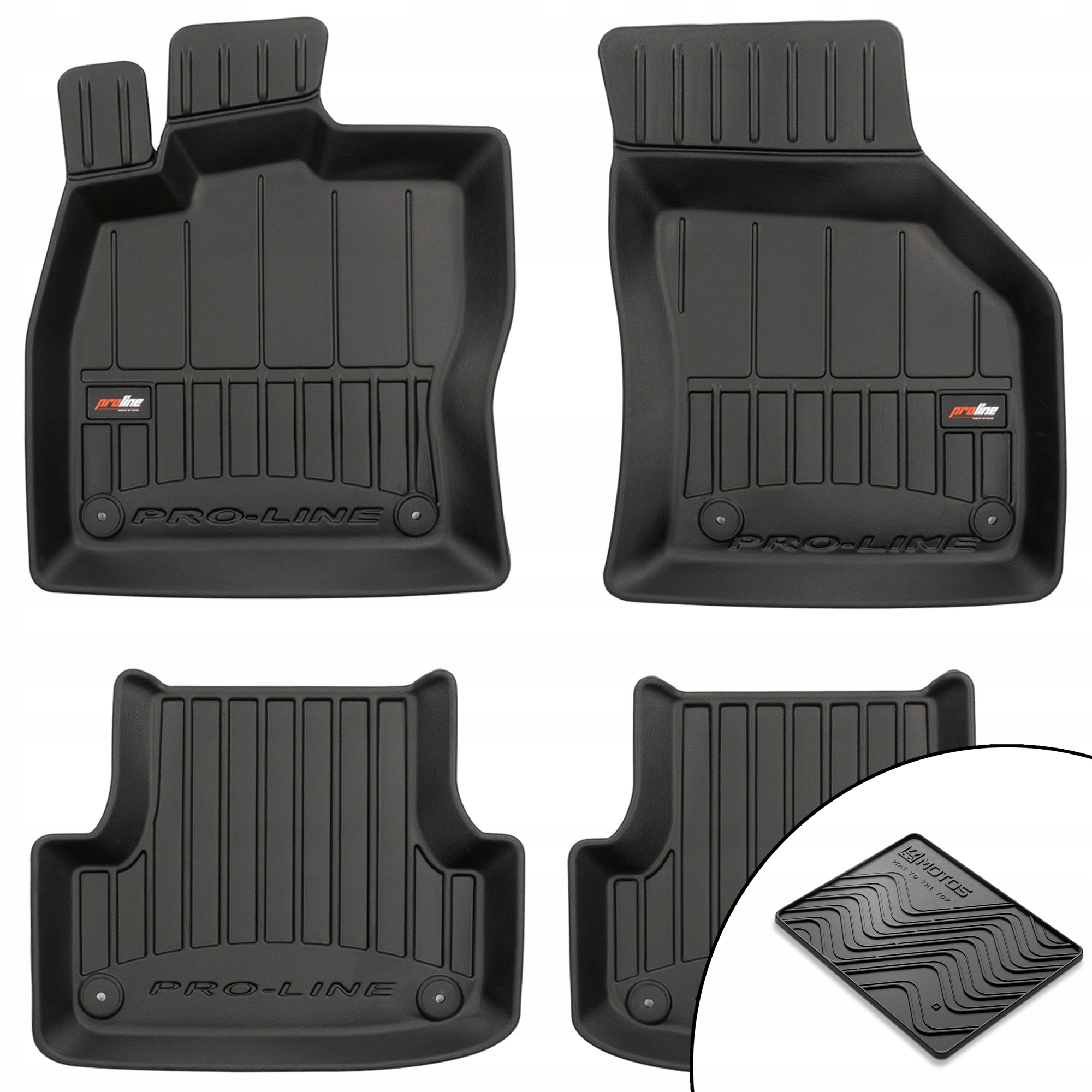 3D gumové koberce Audi A3 Sportback 8V 2013-2020 podložka bonus