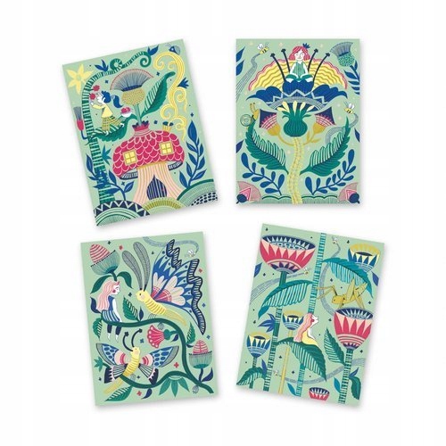 DJECO 09719 SCRATCH ART WYDRAPYWANKA OGRÓD Marka Djeco