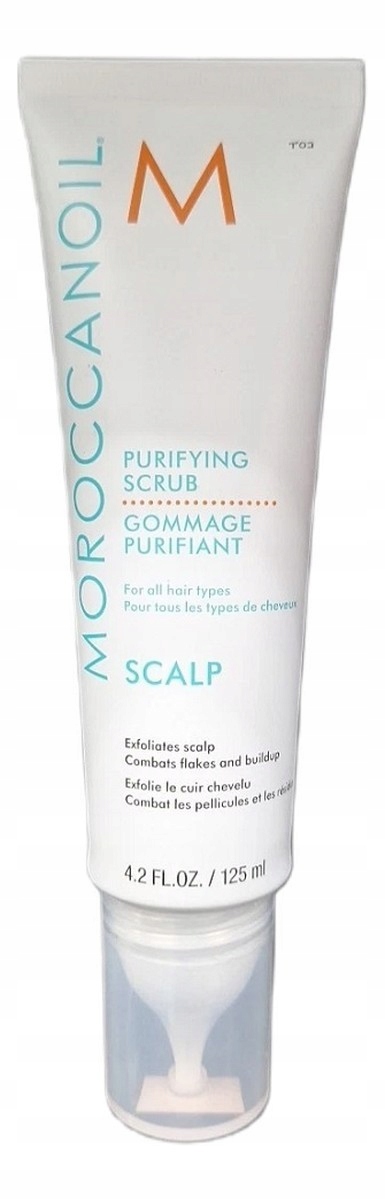 Moroccanoil Purifying Pre-Wash Scalp peeling na pokožku hlavy 125 ml