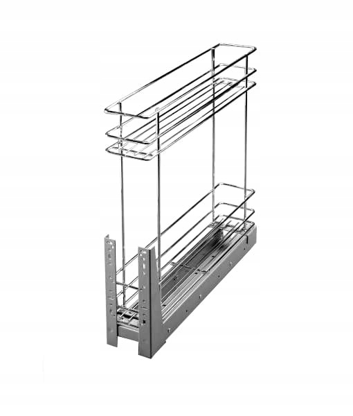 

Kosz Cargo 2 Półki Szafka 15CM Pełny Wysuw Dociąg