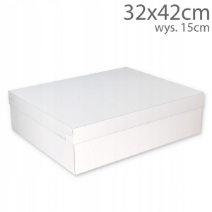 

Pudełko Na Tort Ciast Z Wieczkiem 32X42X15CM
