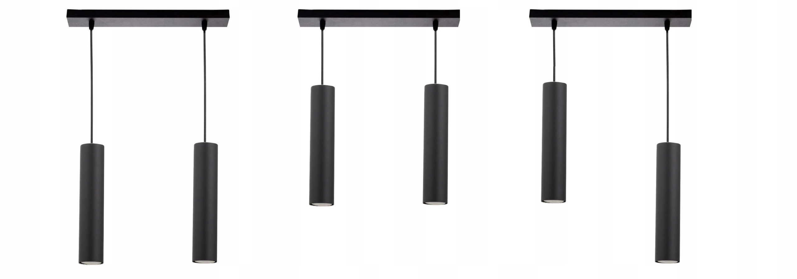 Lampa Wisząca Żyrandol Metalowe Tuby Led GU10 Kod producenta 31-001