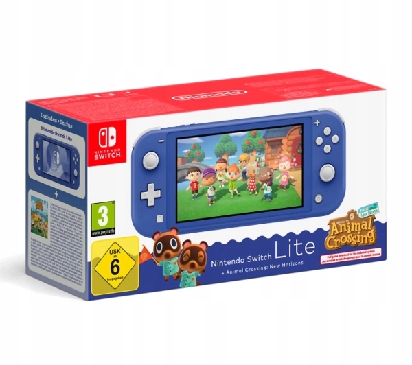 Konsola Nintendo Switch Lite niebieski + Animal Crossing: New Horizons