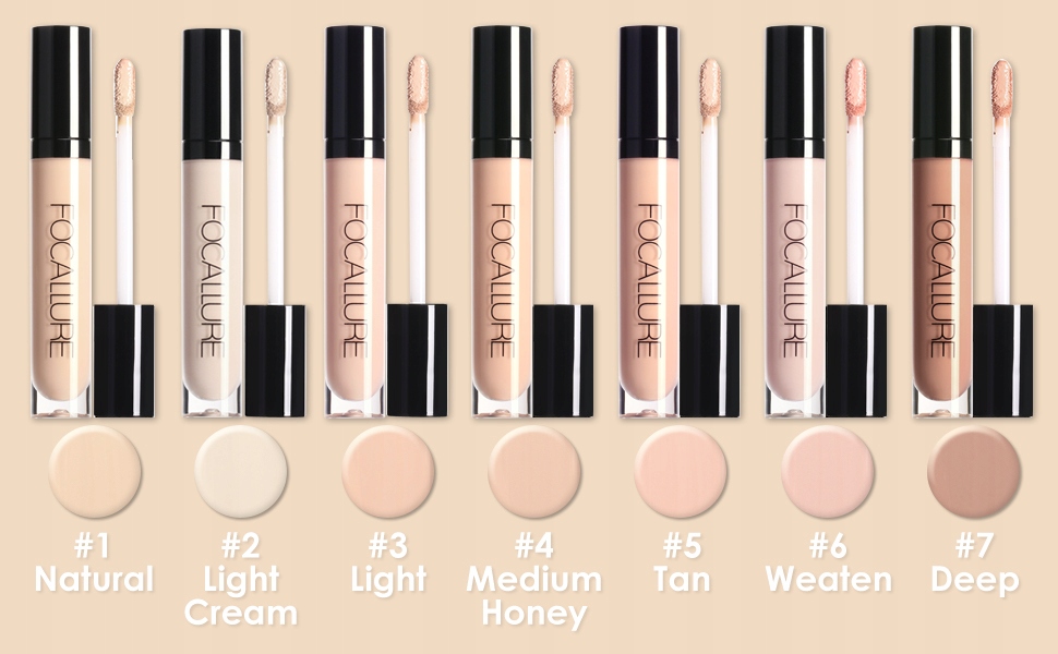 FOCALLURE 7 Colors Liquid Face Concealer Crea Kod producenta 4125632981D1