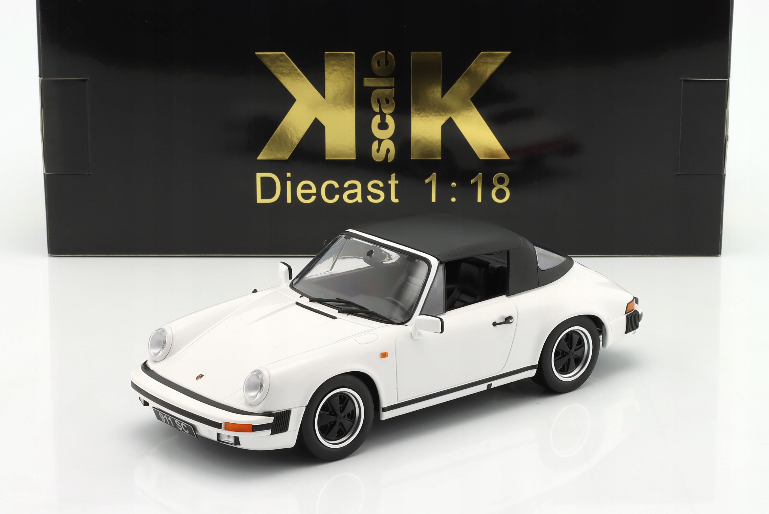Kk Scale Porsche 911 Sc Cabriolet 1983 White 1:18