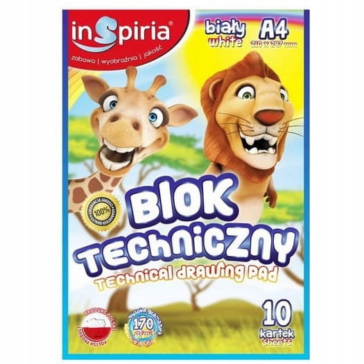 

Blok Techniczny A4 10K Inspiria