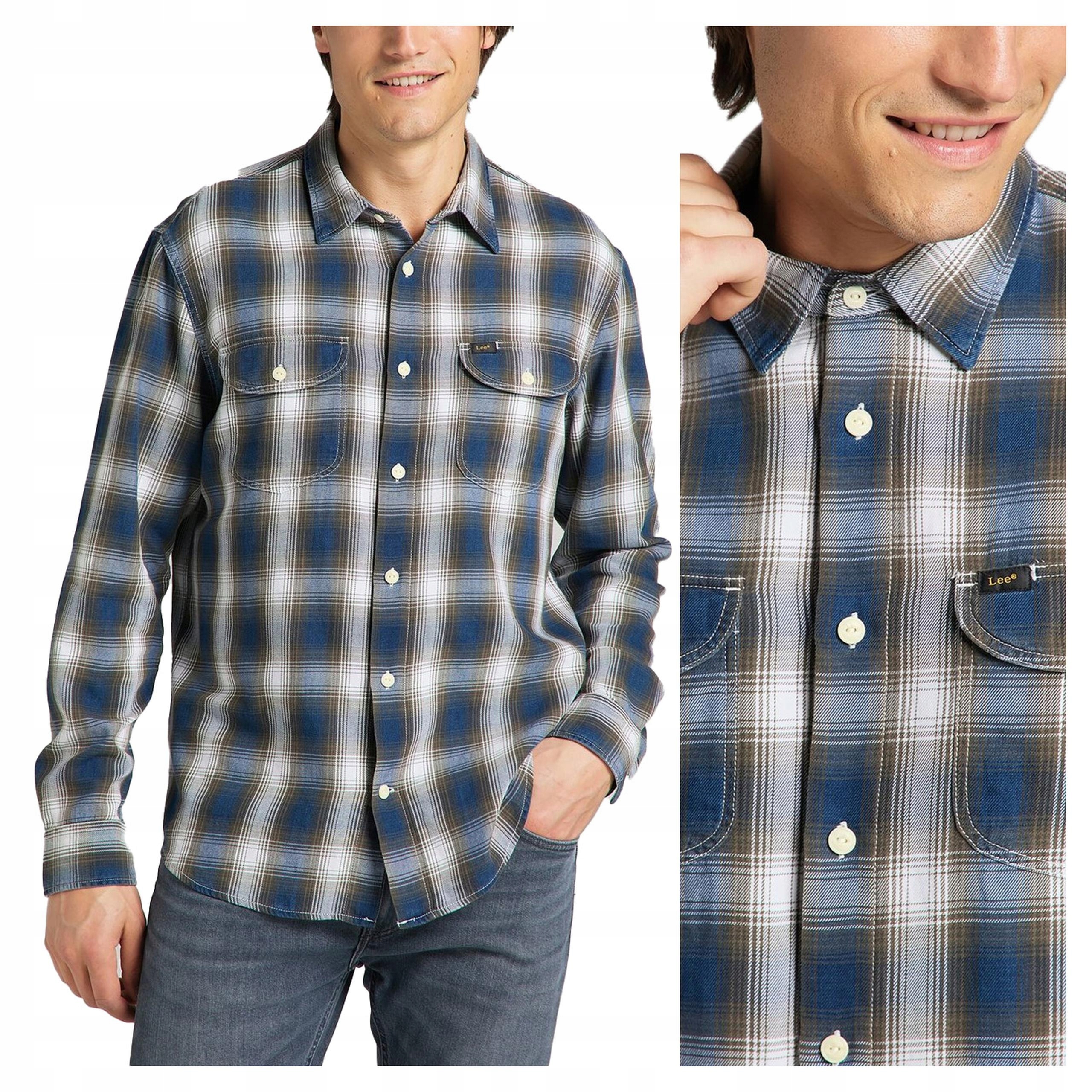 Lee Pánská Kostkovaná Košile S Dlouhým Rukávem