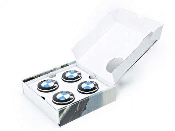 OE BMW RUCHOME OBROTOWE KAPSLE DO FELG BMW 56 mm