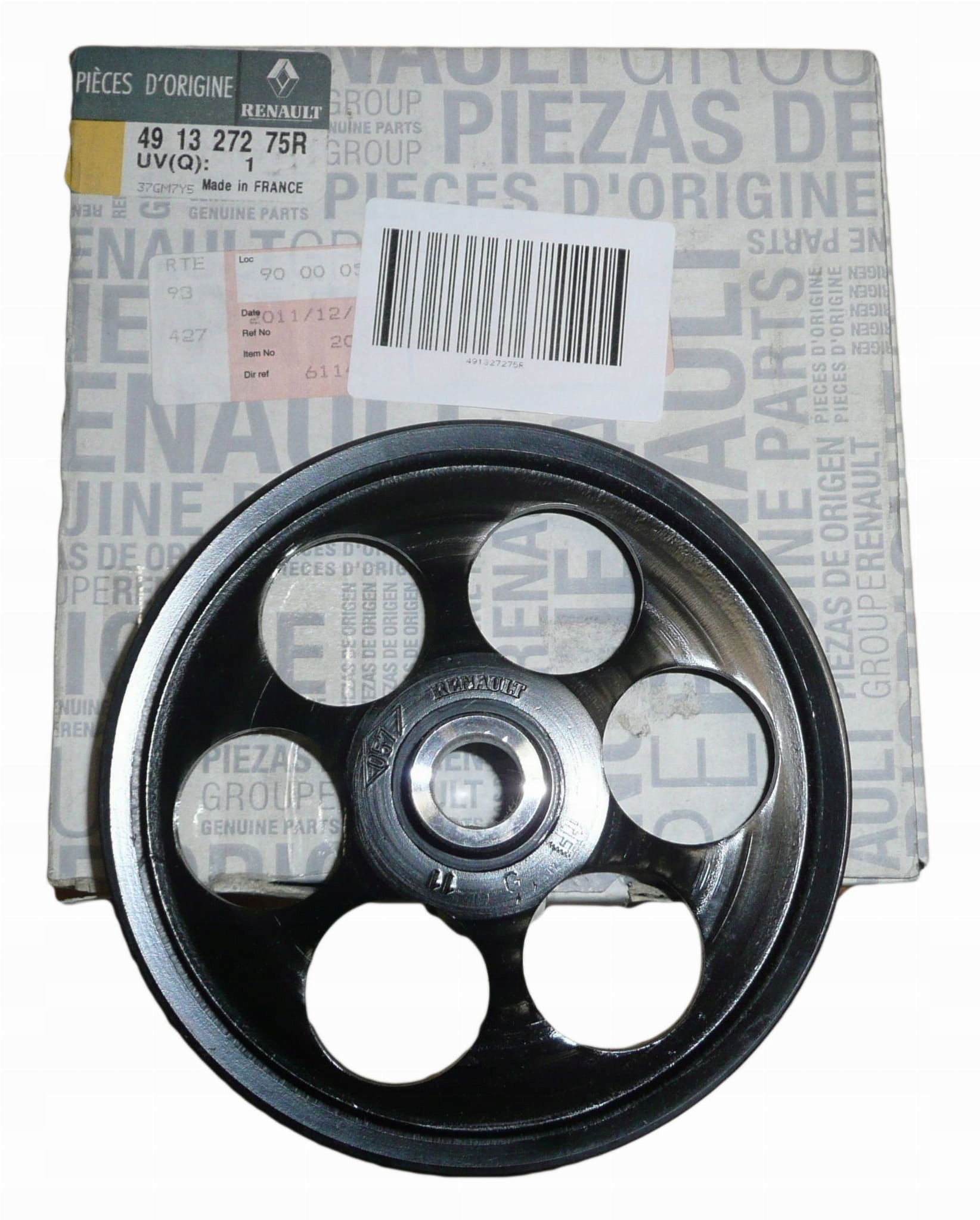 491327275R - КОЛЕСО НАСОСА ГІДРОПІДСИЛЮВАЧА RENAULT MASTER II 491327275
