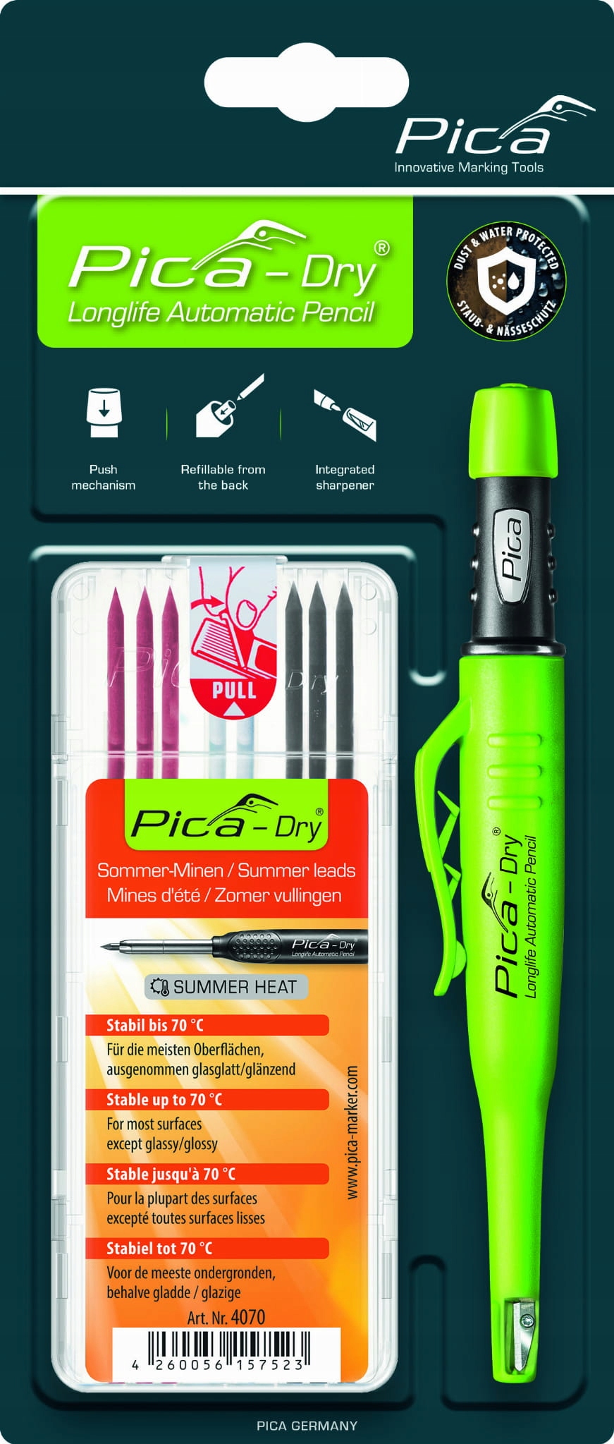 

Pica 30407 Zestaw ołówek 3030 wkłady 3 4070