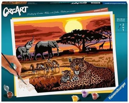 CreArt: Africká krajina /Ravensburger