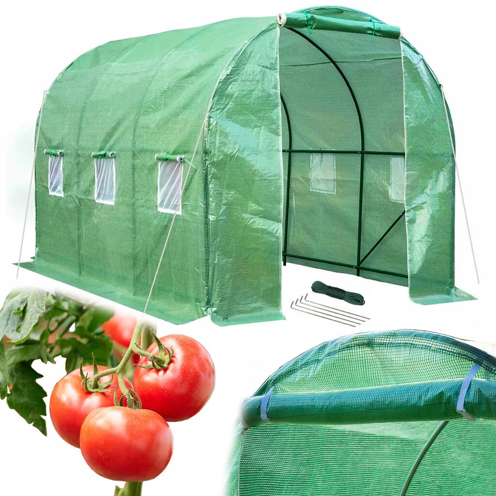 Fóliový tunel Záhradný Foliak 6 m2 zeleninový Skleník na zeleninu