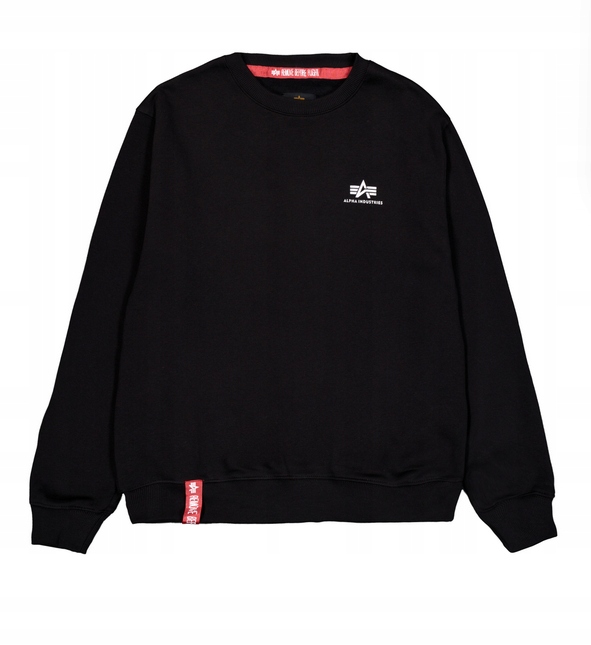 Bluza Alpha Industries Basic Sweater Small Logo black