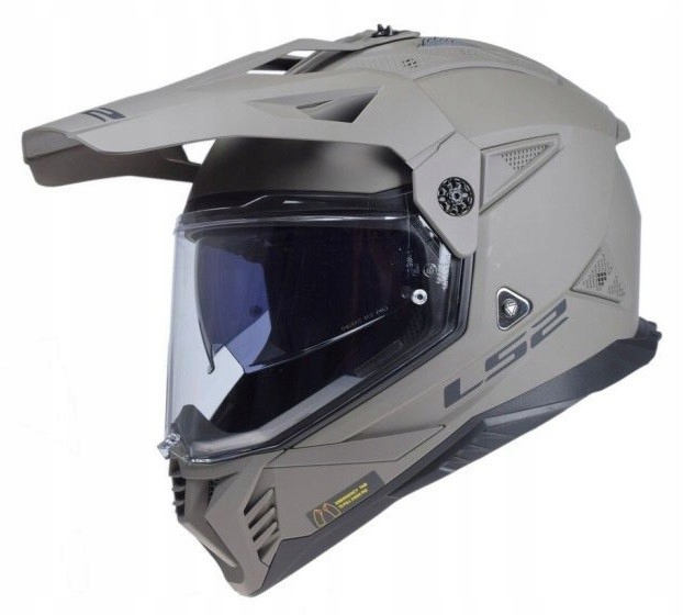 Prilba LS2 MX702 Pioneer II Solid Matt Sand enduro cross off-road M (57-58)