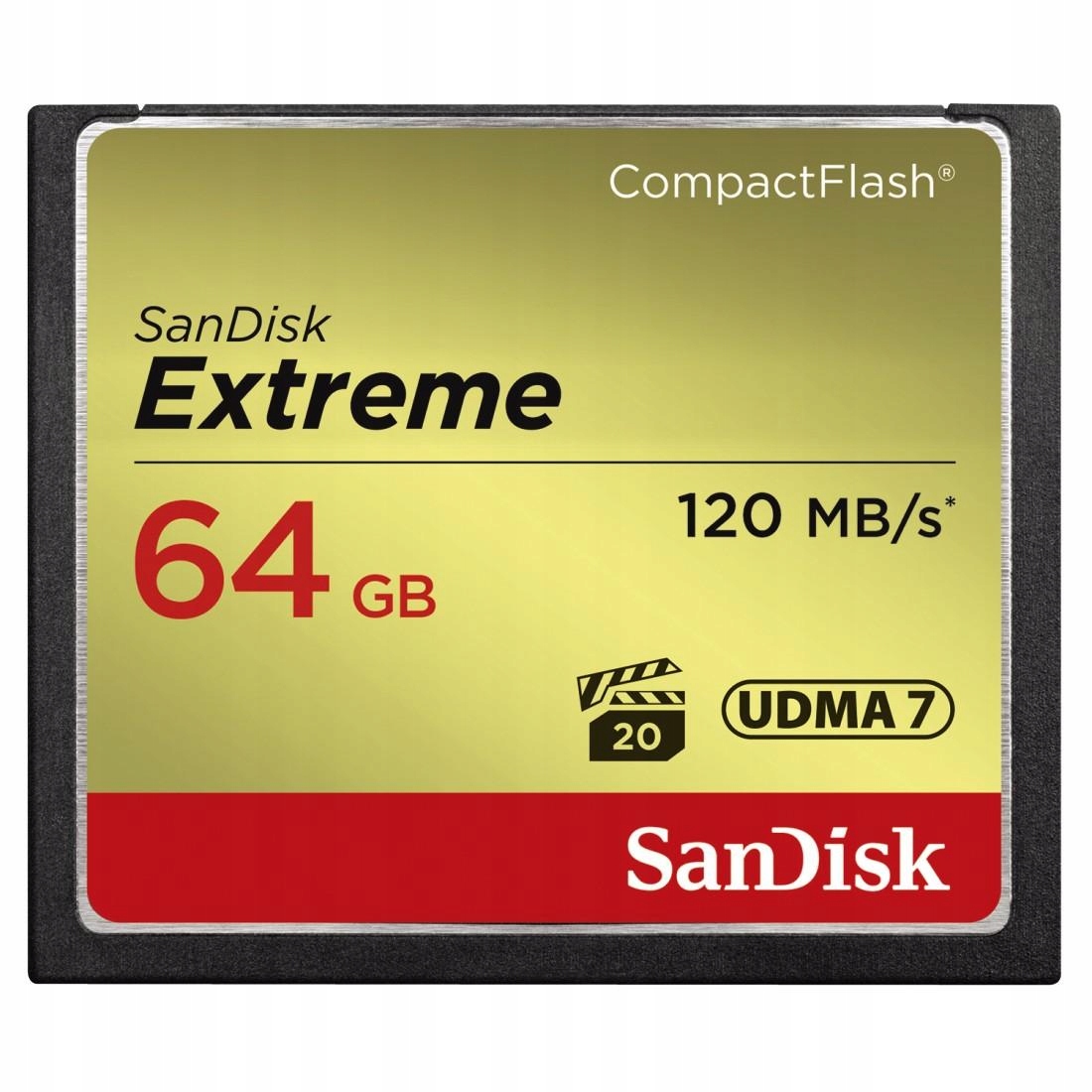 Karta pamięci CompactFlash SanDisk Extreme 64 GB EAN (GTIN) 619659123710