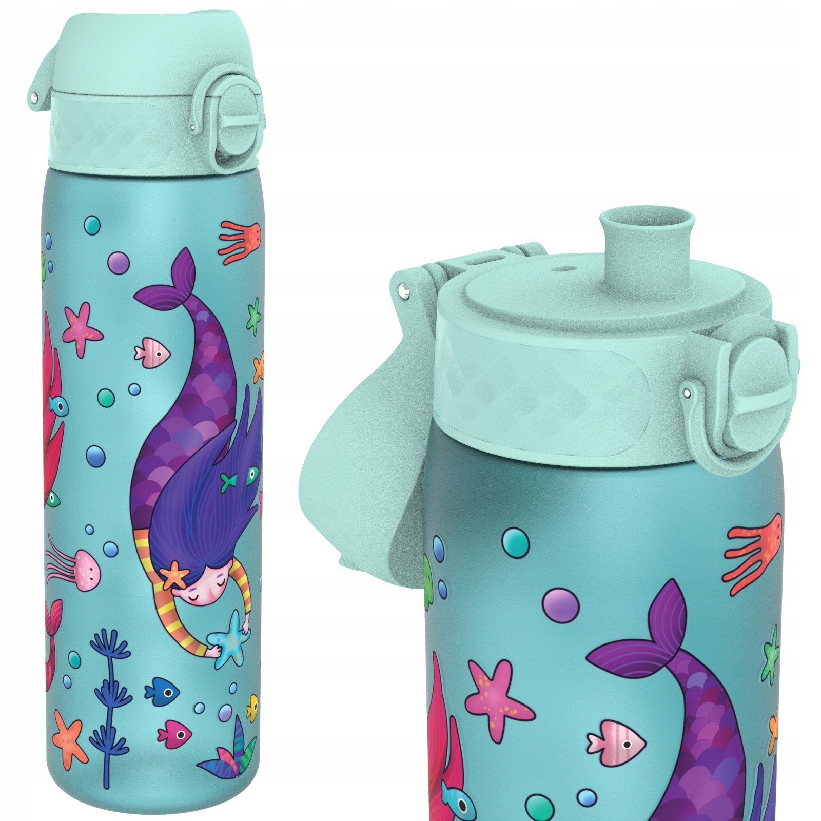 BIDON - ATEST PZH - LEKKI SZCZELNY Syrenki Mermaids ION8 0,5 l 500 ml