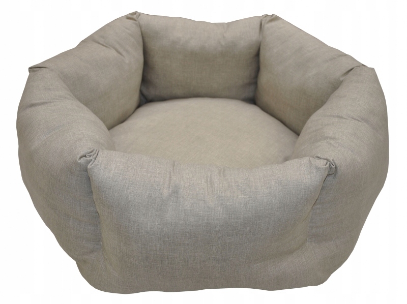 Levně Pelíšek Axin šestihran tmavě béžový melír