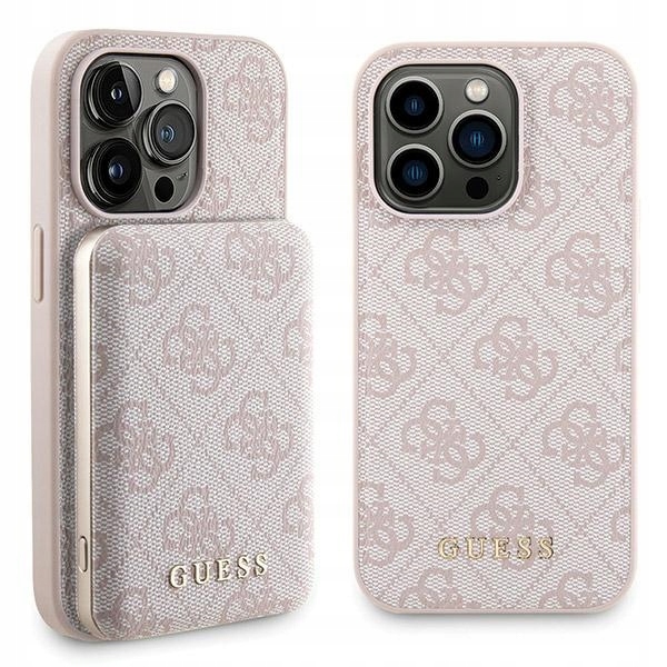 Sada Guess GUBPM5P15X4GEMGP pro Apple iPhone 15 Pro Max hardcase Powerbanka