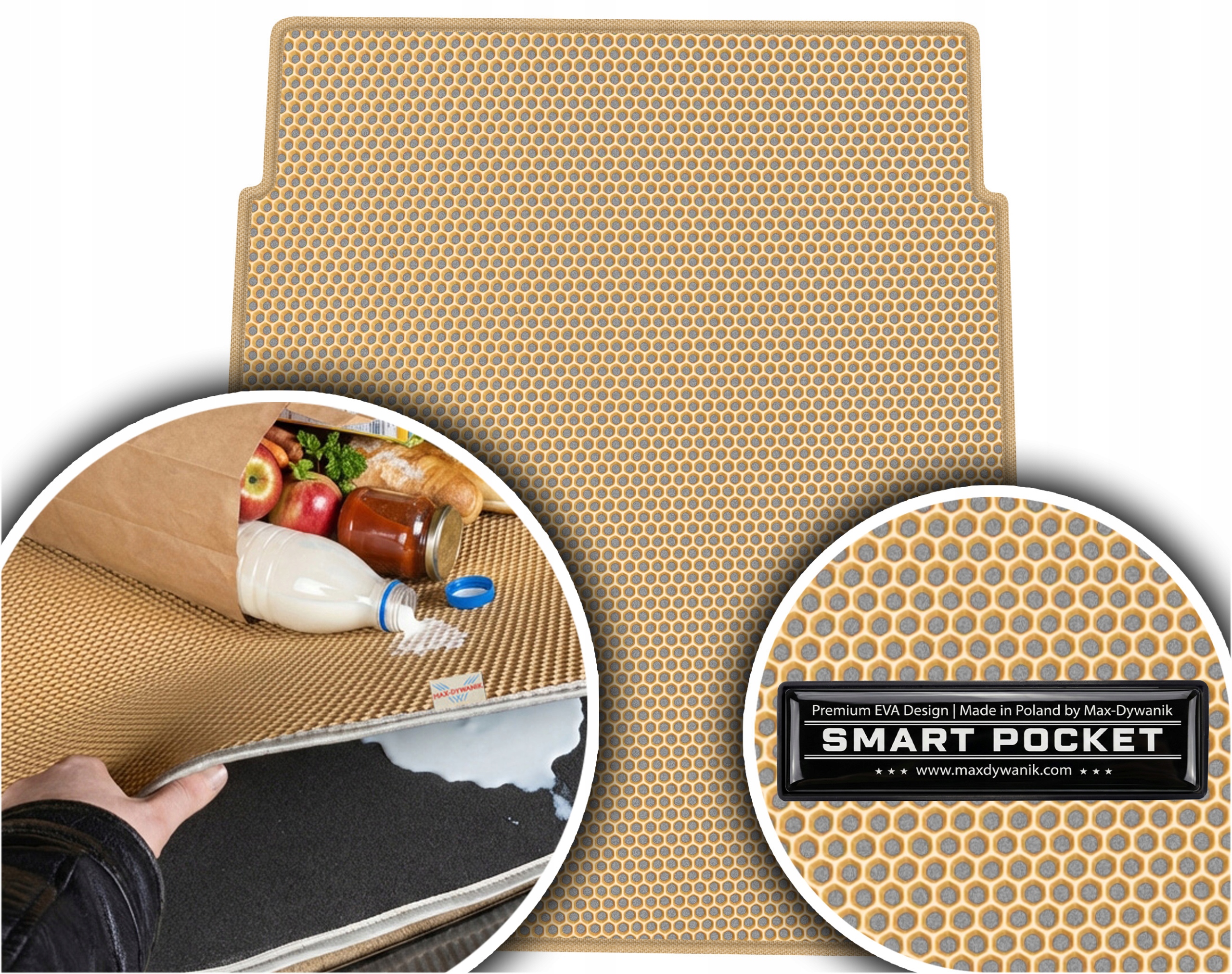 Aixam Crossline 2005-2010 Vložka do batožinového priestoru Eva Smart Pocket Béžová