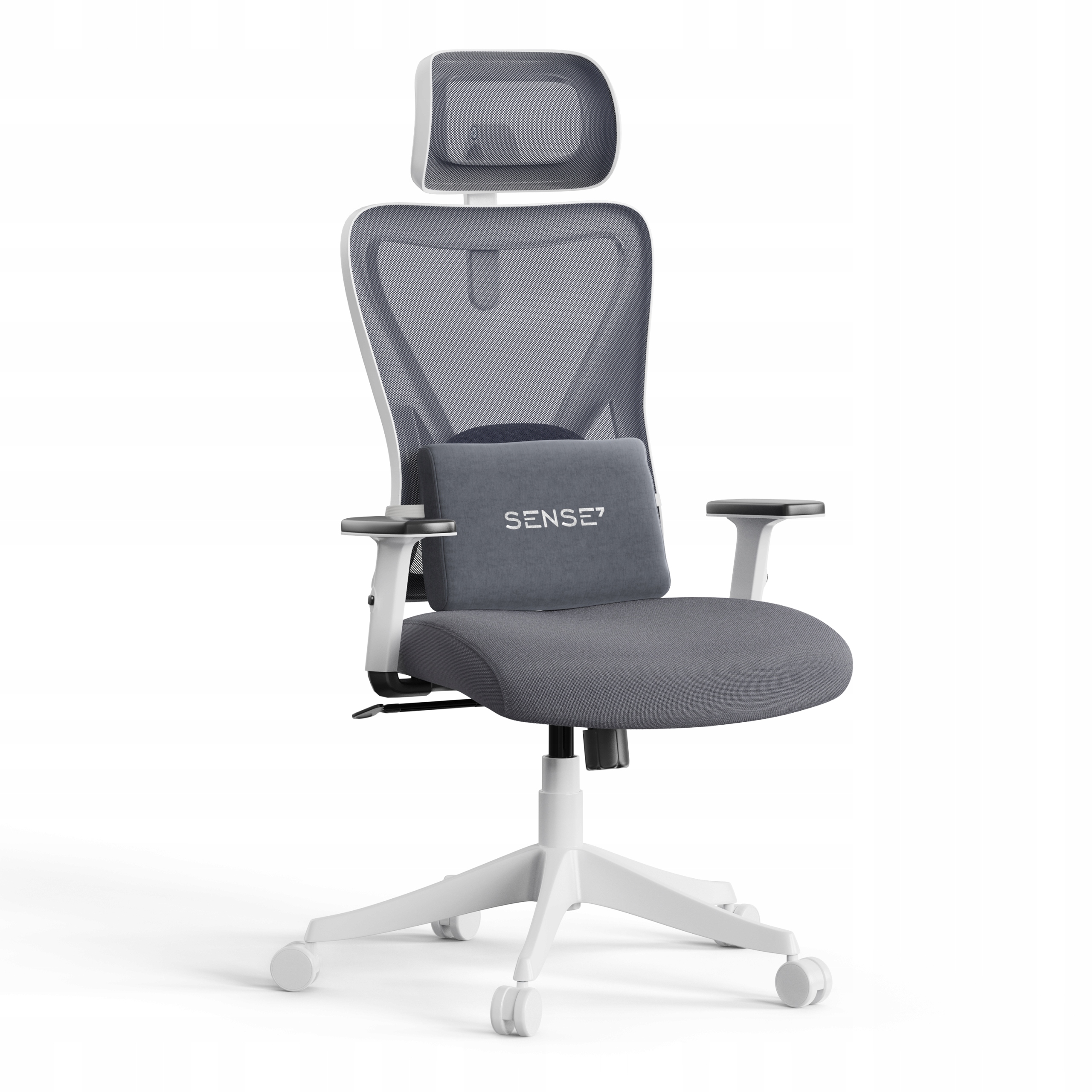 Fotel Obrotowy Materiałowy Krzesło biurowe Obrotowe Regulowany Sense7 Tone