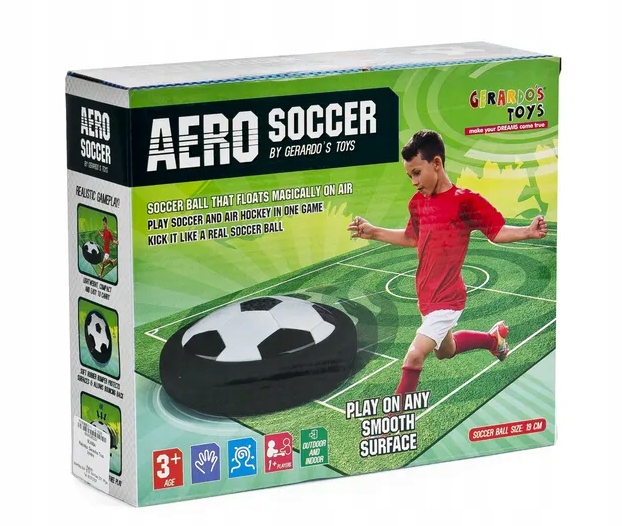 LATAJĄCA PIŁKA NOŻNA DO GRY W DOMU HOVERBALL AERO SOCCER LEWITUJĄCY DYSK