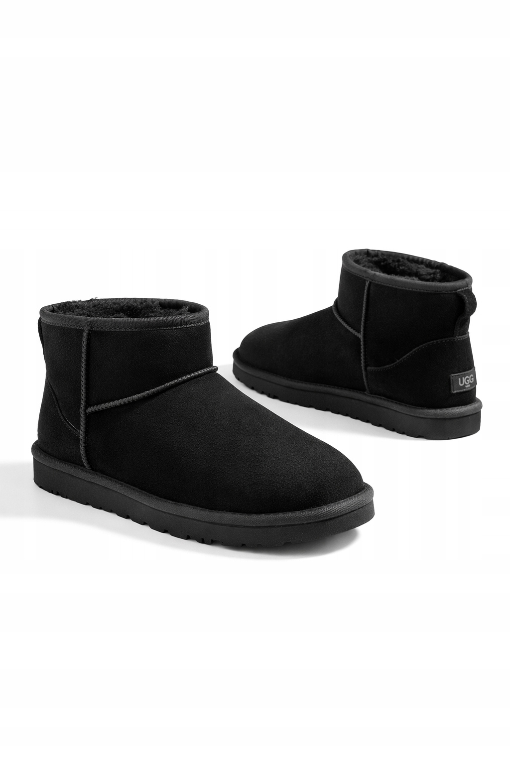 Černé Zimní Sněhule S Kožíškem 39 I1A