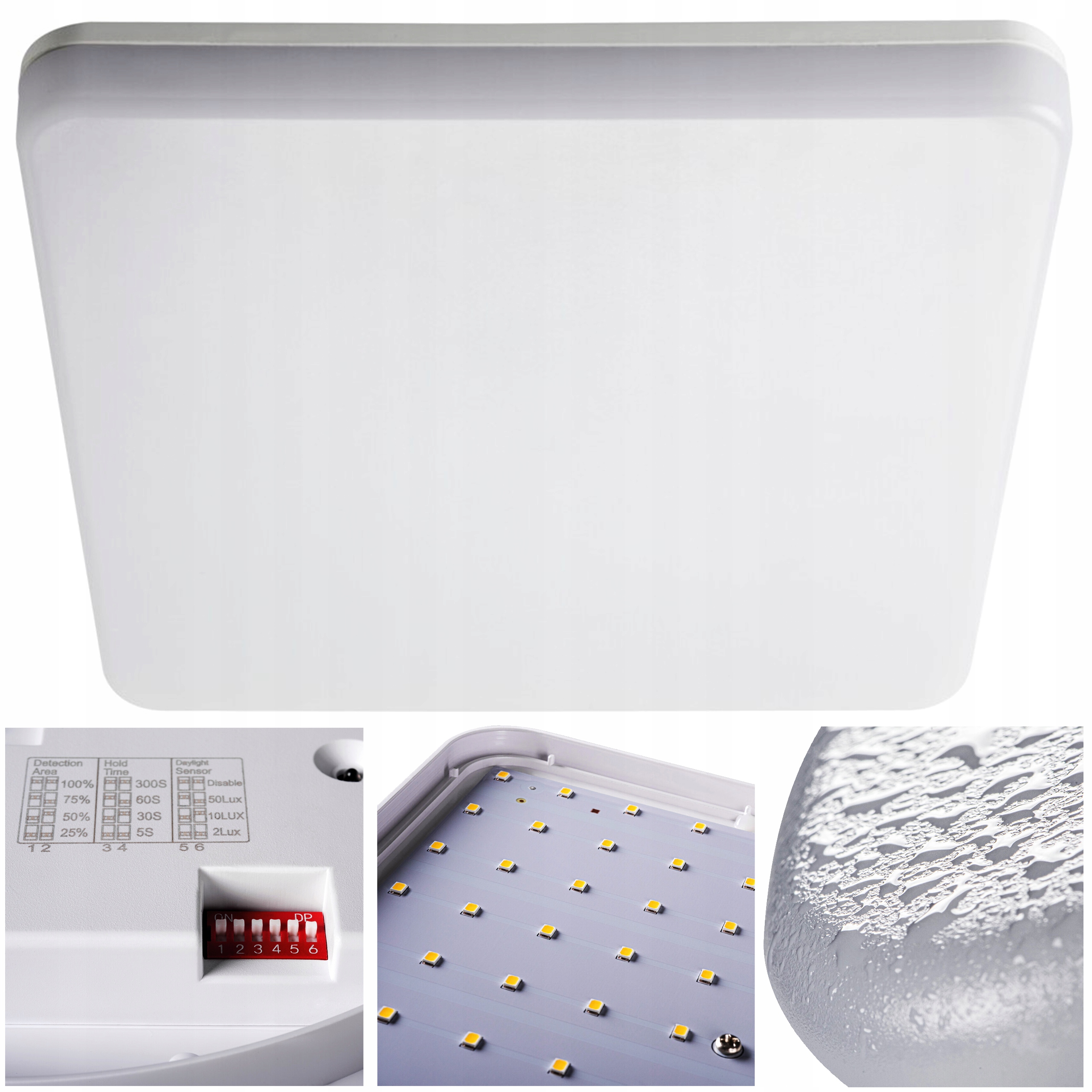 Plafoniera Svítidlo Varso Led Hi 36W-NW-L 3600lm IP54 36W 26449 Kanlux