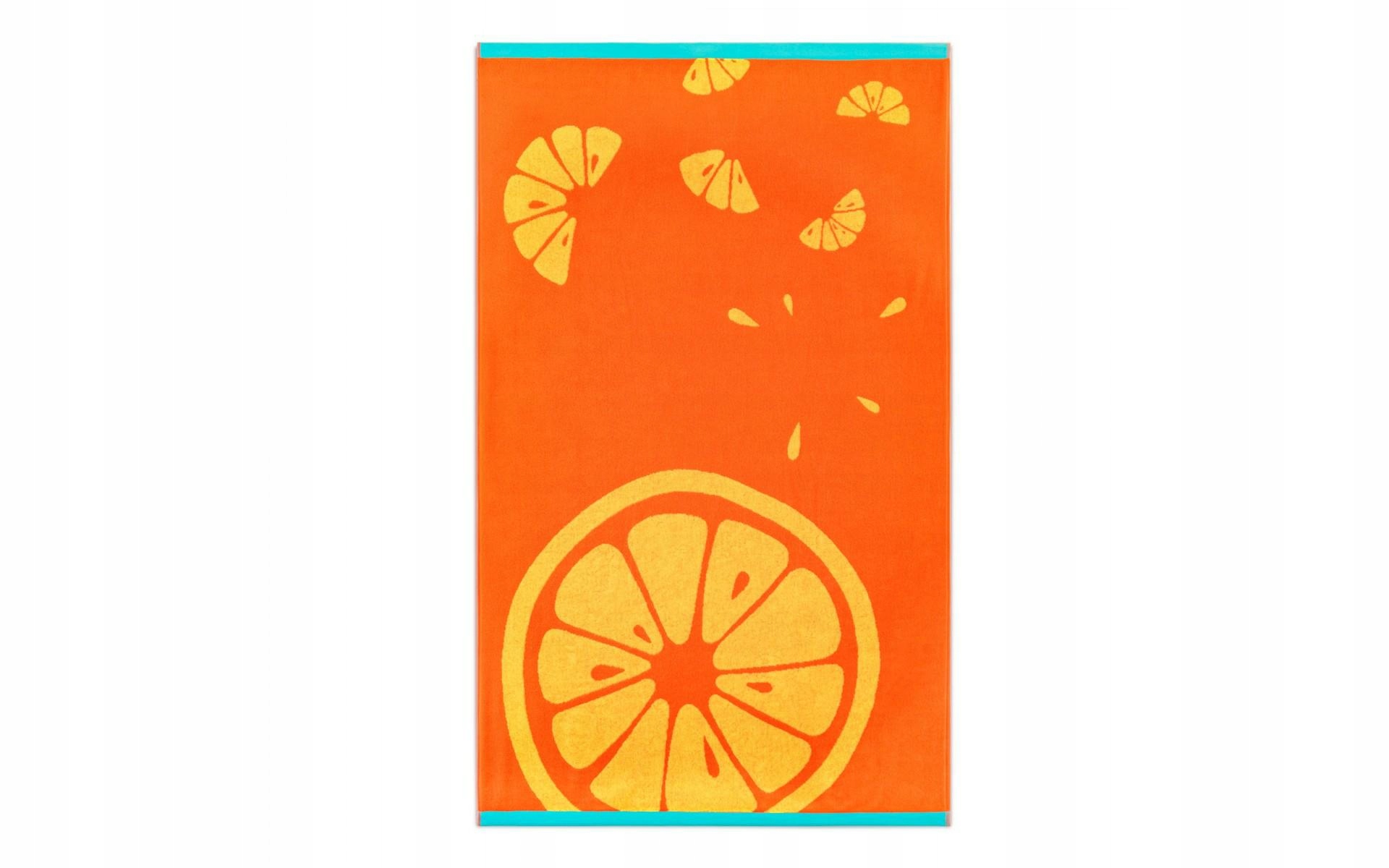 Plážová osuška 100x160 Orange pomeranč Zwoltex 23