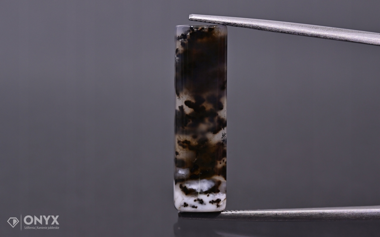 Dendritový achát z Turecka konvexní obdélníková deska