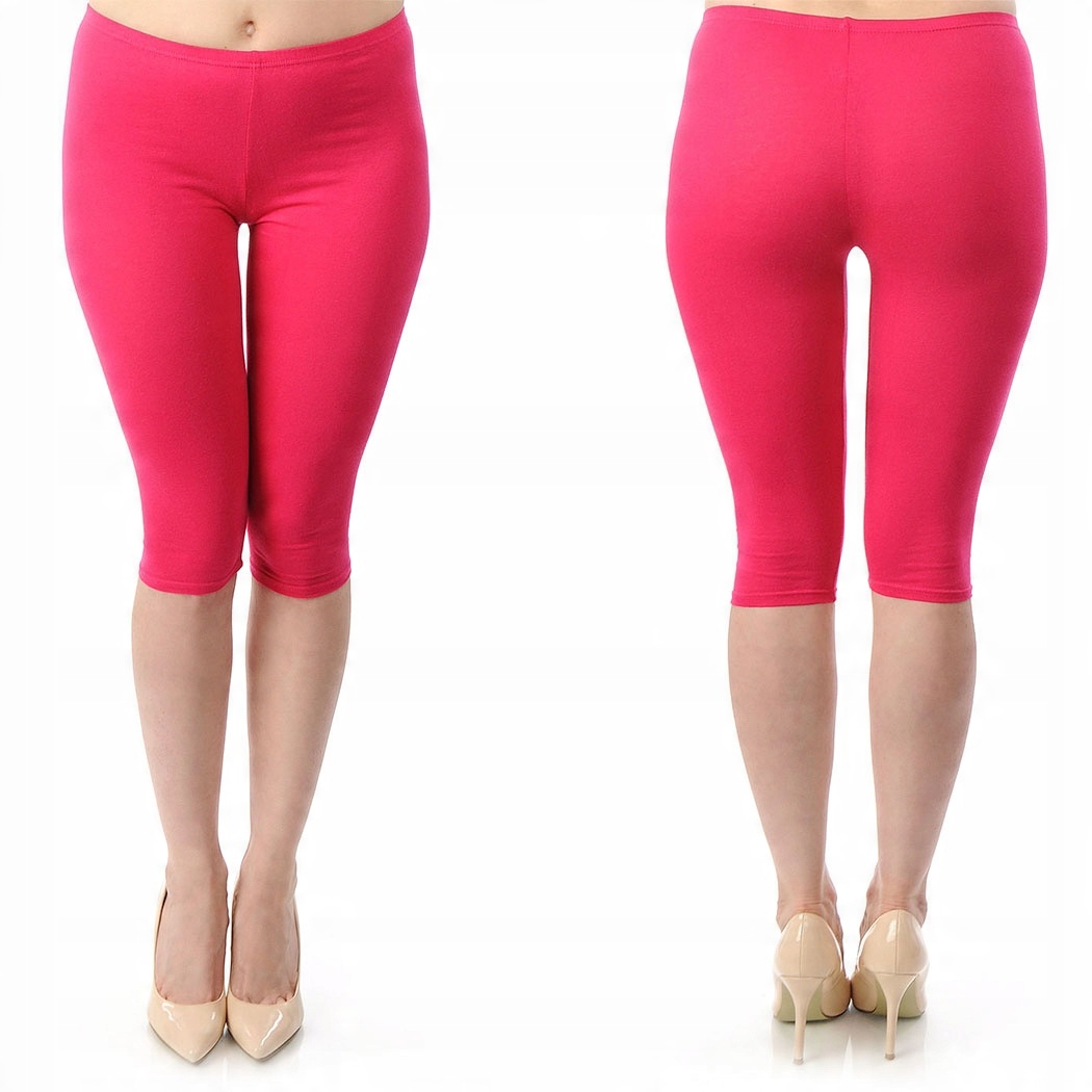 

458 Getry Legginsy Rybaczki Fitness Różowy XXL 44