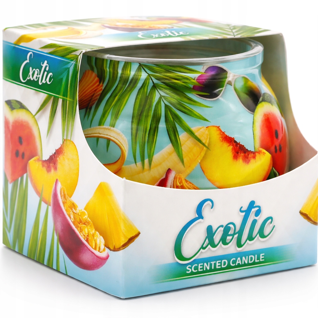 Świeca zapachowa parafinowa Miral 80 g EXOTIC Egzotyczny