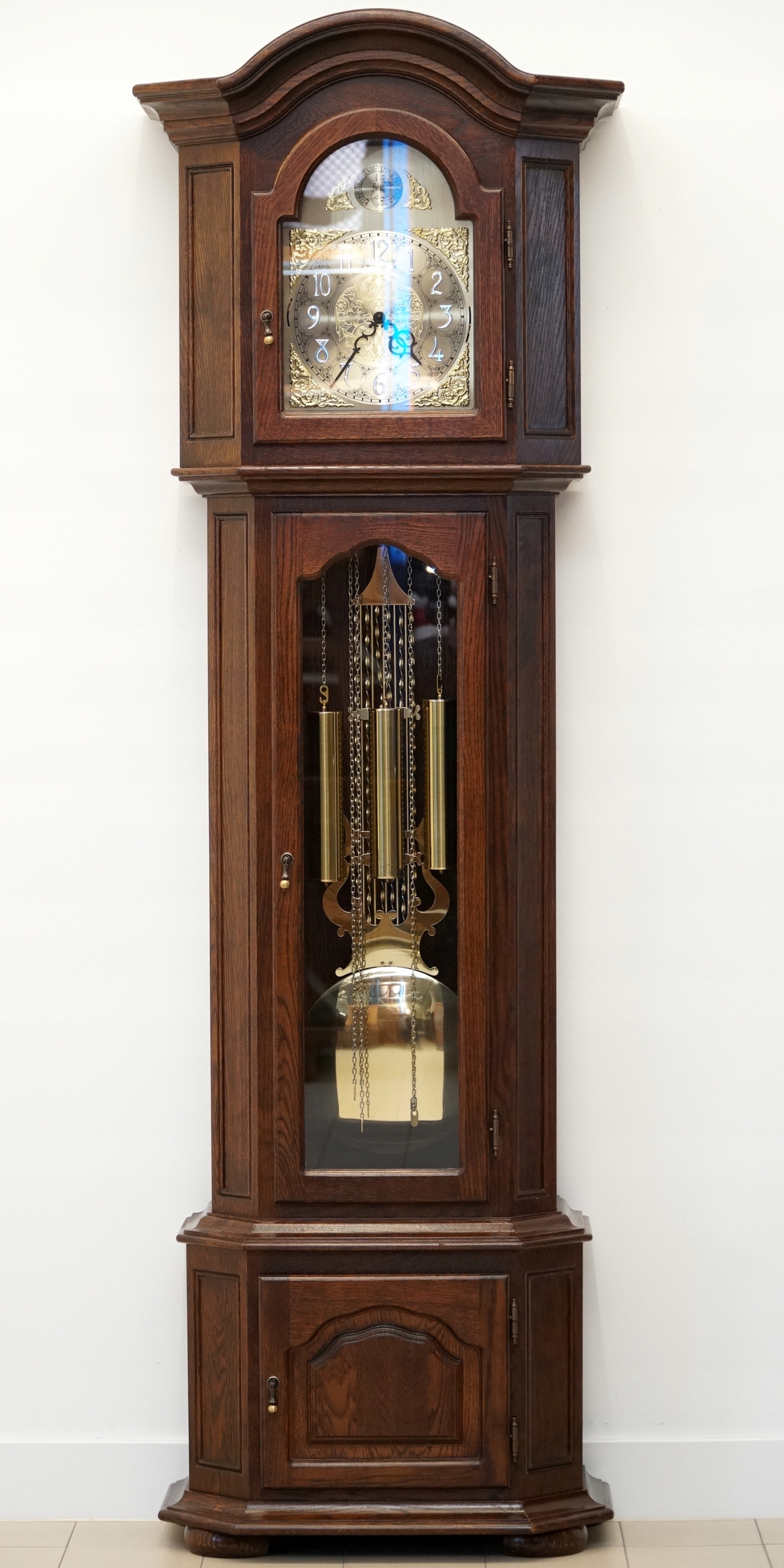 НАПОЛЬНЫЕ ЧАСЫ, 3 ГИРЫ, КИНИНГЕР, 8 СТРУН, ДУБ