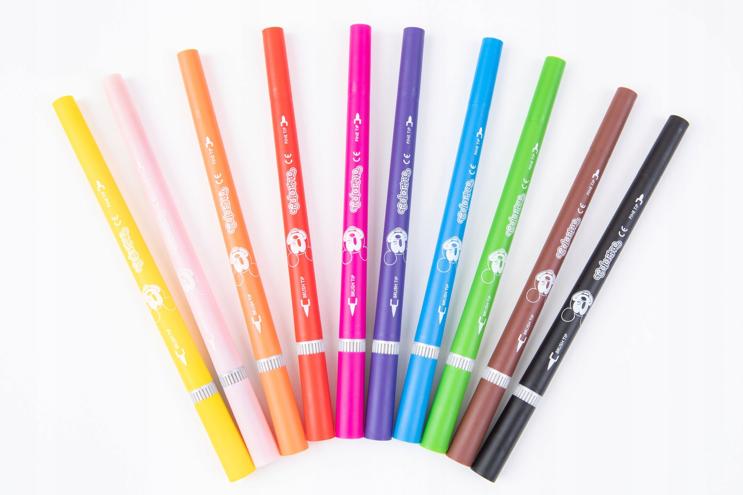 Colorino flamastry dwustronne 10 kol Myszka Miki Rodzaj flamastry