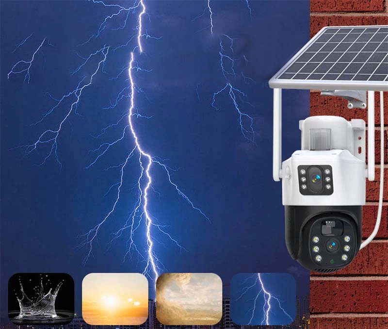 PODWÓJNA KAMERA SOLARNA 2W1 4G 2X4MP ZEWNĘTRZNA OBROTOWA BEZPRZEWODOWA Informacje o bezpieczeństwie CE