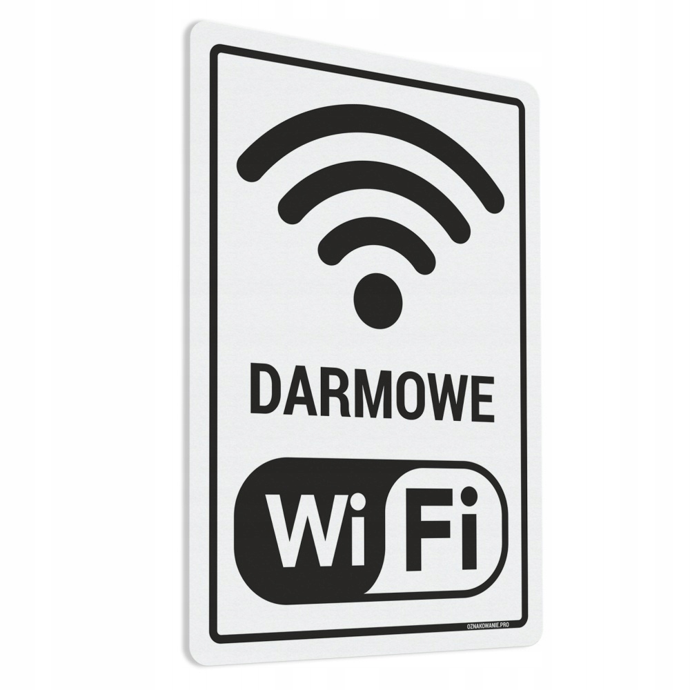 

Naklejka: Darmowe Wi-Fi 10x15