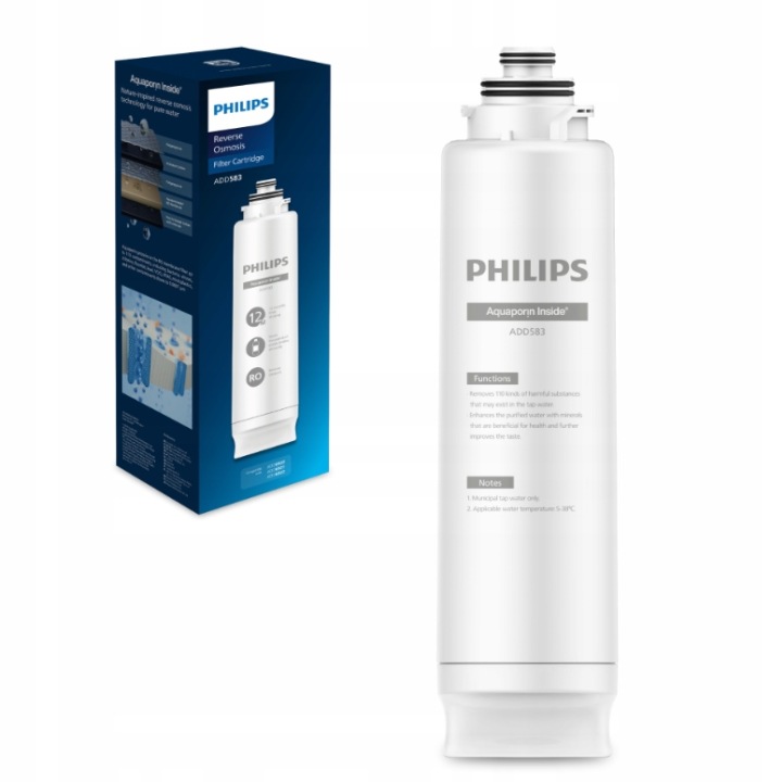 Filter na vodnú stanicu Philips ADD583/10 Ro Aquaporin 2000L pre ADD6920BK