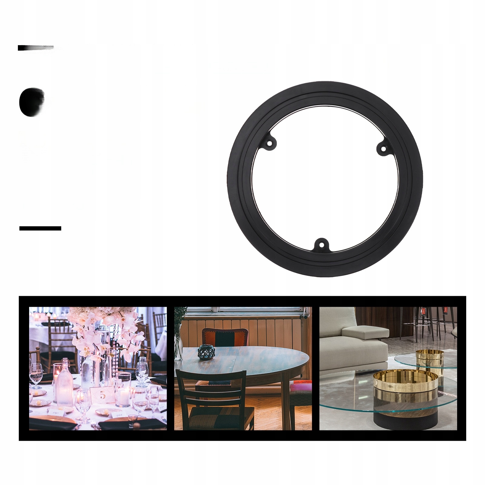 PODSTAWA STOŁU OBROTOWEGO ŁOŻYSKO OBROTOWE Szerokość mebla 20.5 cm