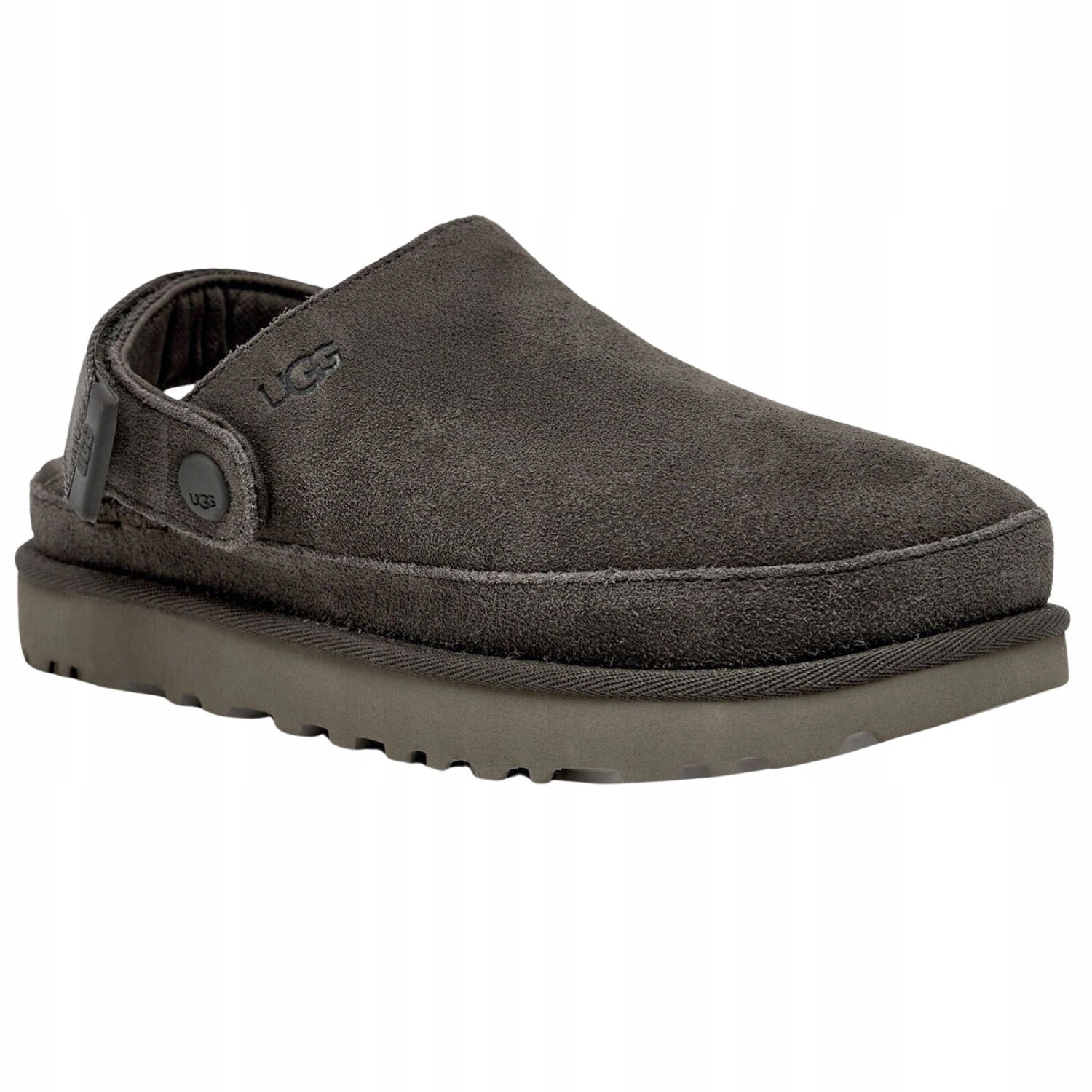 Nazouváky dámské kožené sandály Ugg Goldenstar Clog šedé vel. 36