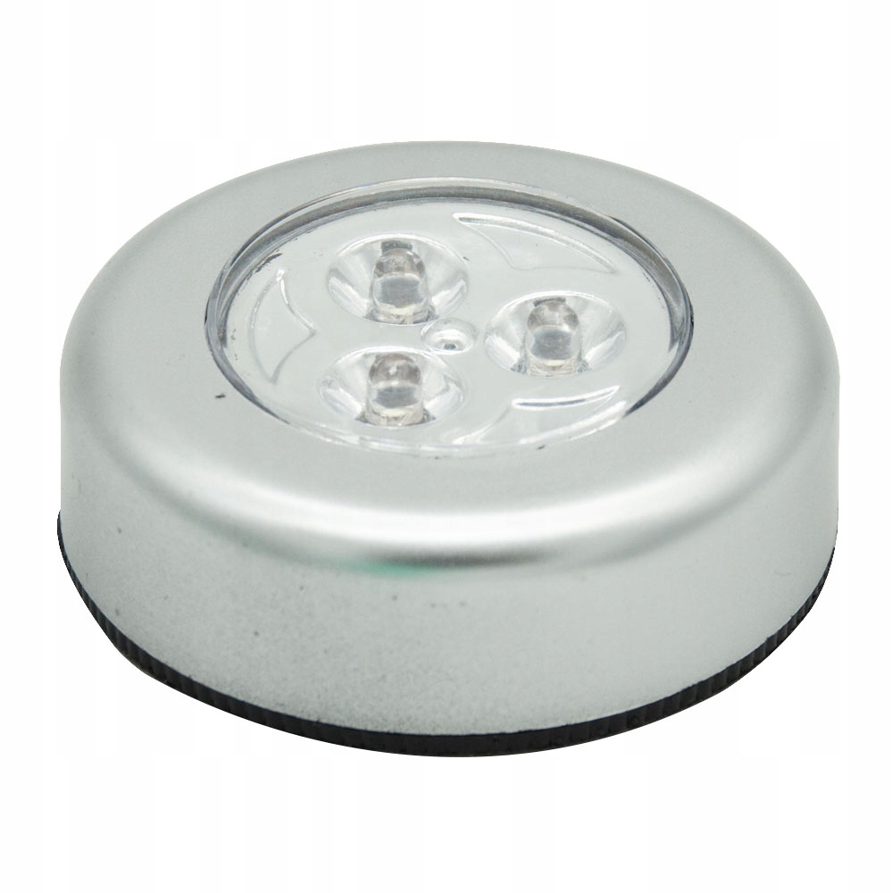 MAŁA okrągła LAMPKA LED 3xAAA przyklejana