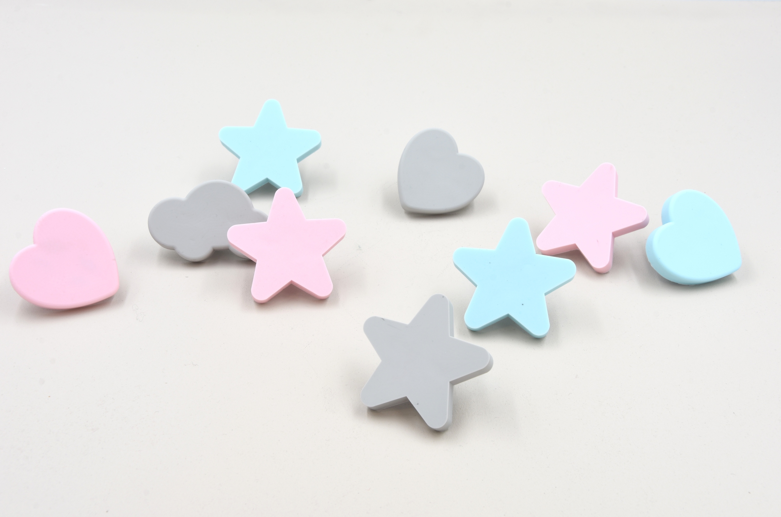 GAŁKA MEBLOWA DZIECIĘCA SILIKON GWIAZDKA RÓŻOWA Marka HVYT